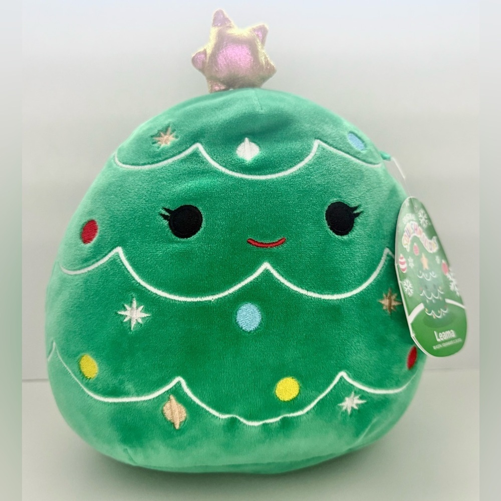 8” Squishmallow Green Christmas Tree Plush Toy